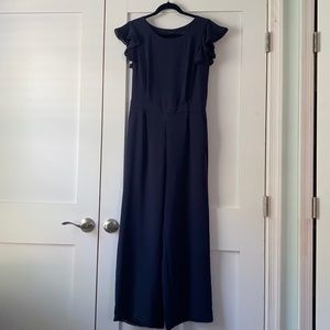 Ann Taylor ruffle sleeve jump suit
